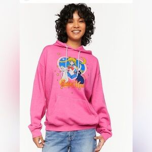 Sailor Moon pink hoodie